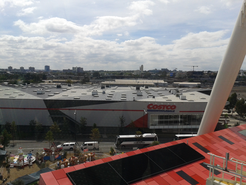 the “view” from the wheel.